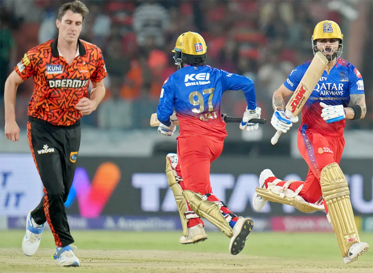 IPL 2024 match between Sunrisers Hyderabad and Royal Challengers Bangaluru2