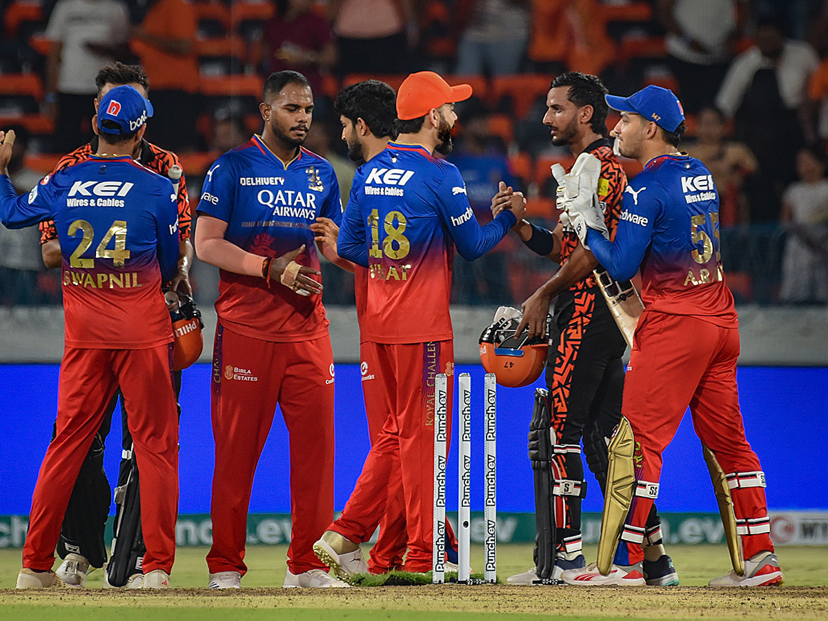 IPL 2024 match between Sunrisers Hyderabad and Royal Challengers Bangaluru5