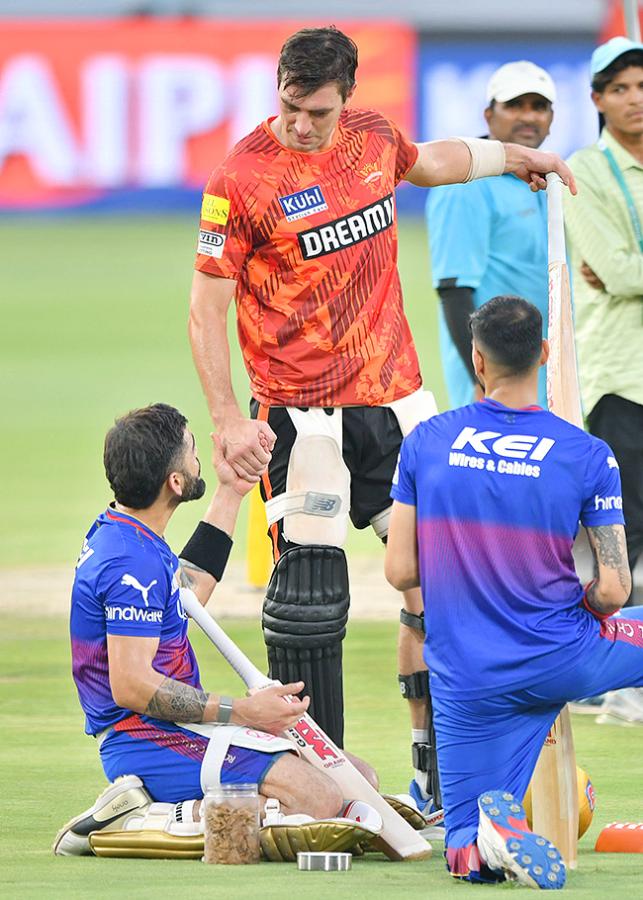 SRH And RCB Players Practice Session At Uppal Stadium Special Photos10