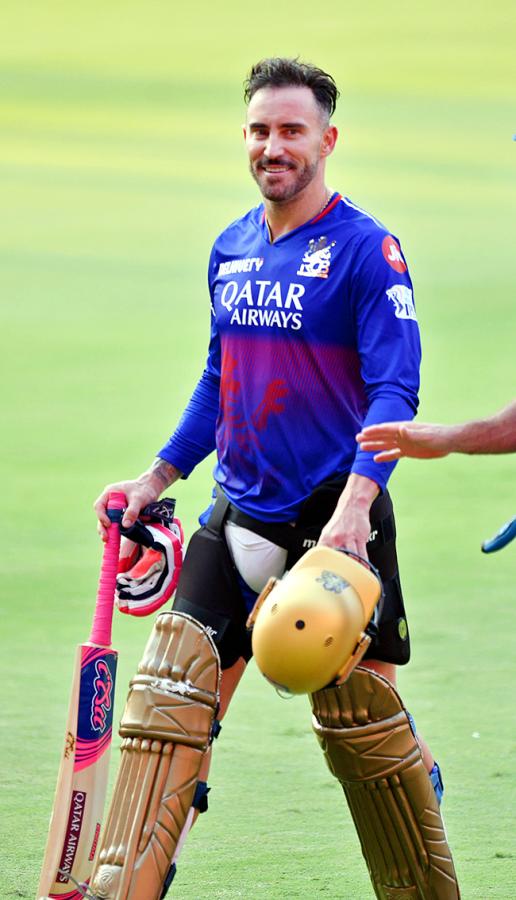 SRH And RCB Players Practice Session At Uppal Stadium Special Photos23