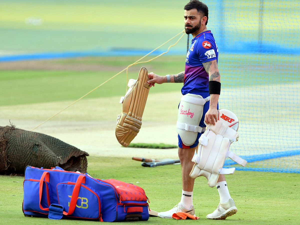 SRH And RCB Players Practice Session At Uppal Stadium Special Photos26