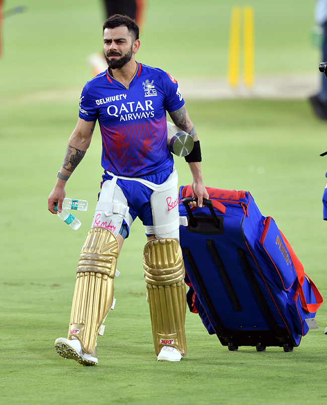 SRH And RCB Players Practice Session At Uppal Stadium Special Photos4