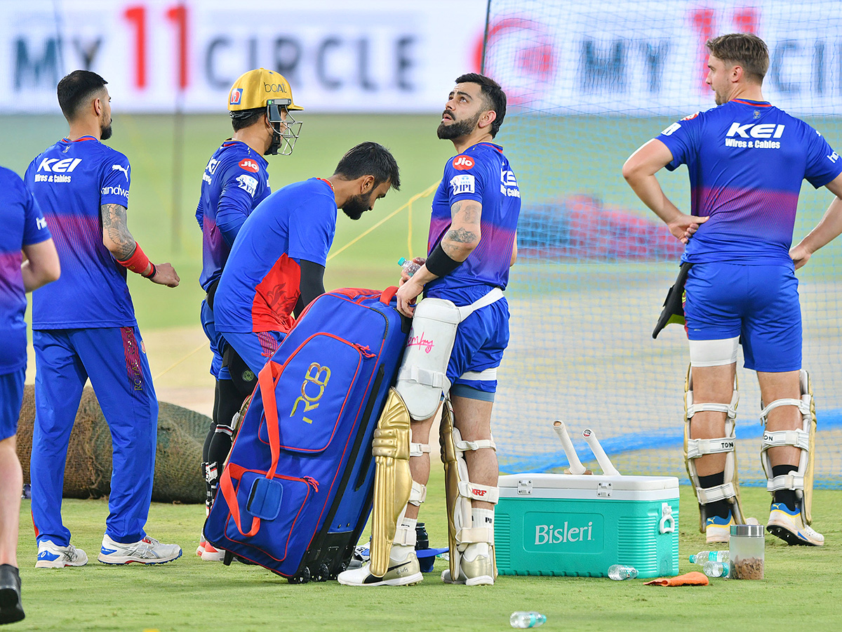 SRH And RCB Players Practice Session At Uppal Stadium Special Photos5