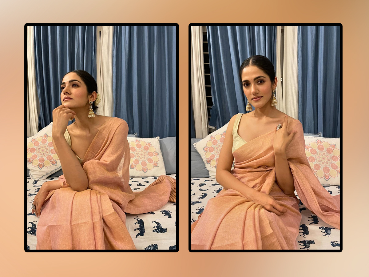 Simran Choudharys Stunning Looks In Saree1