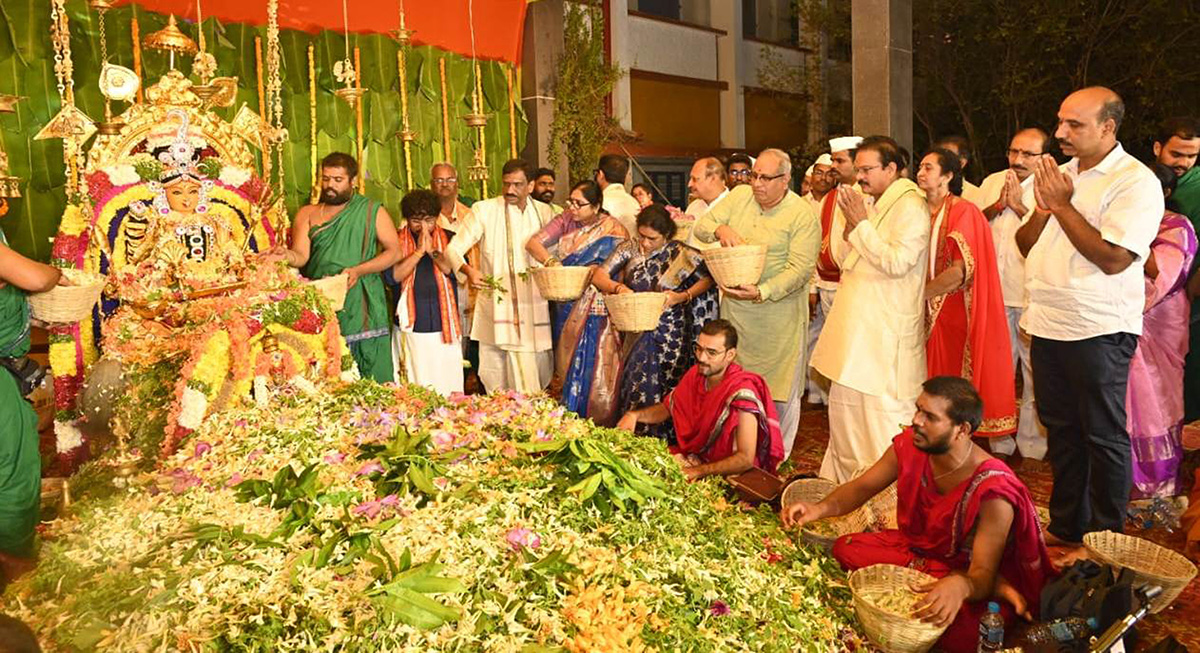 Vijayawada: Glorious Srilalitha Recitation Photos2