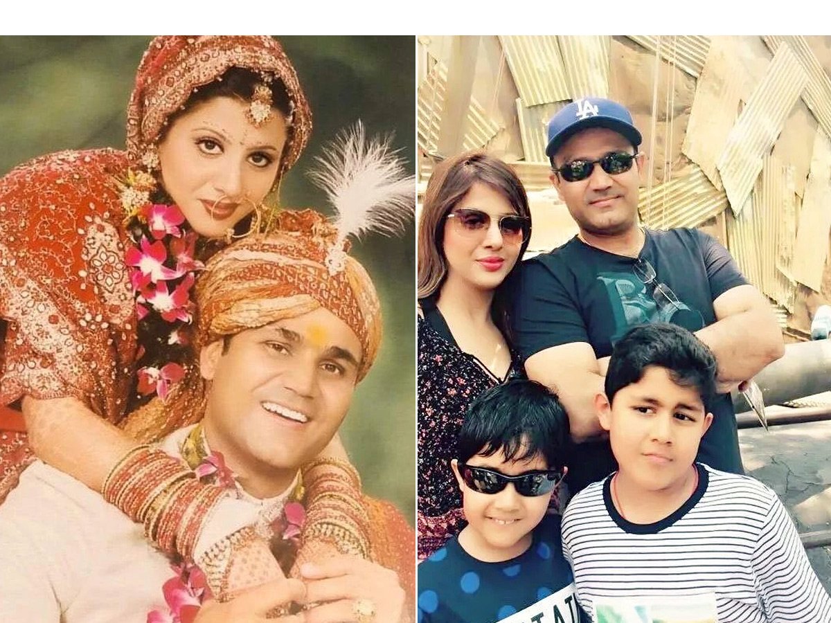 Virender Sehwag Wife Aarti's Biography And Personal Information: Photos1