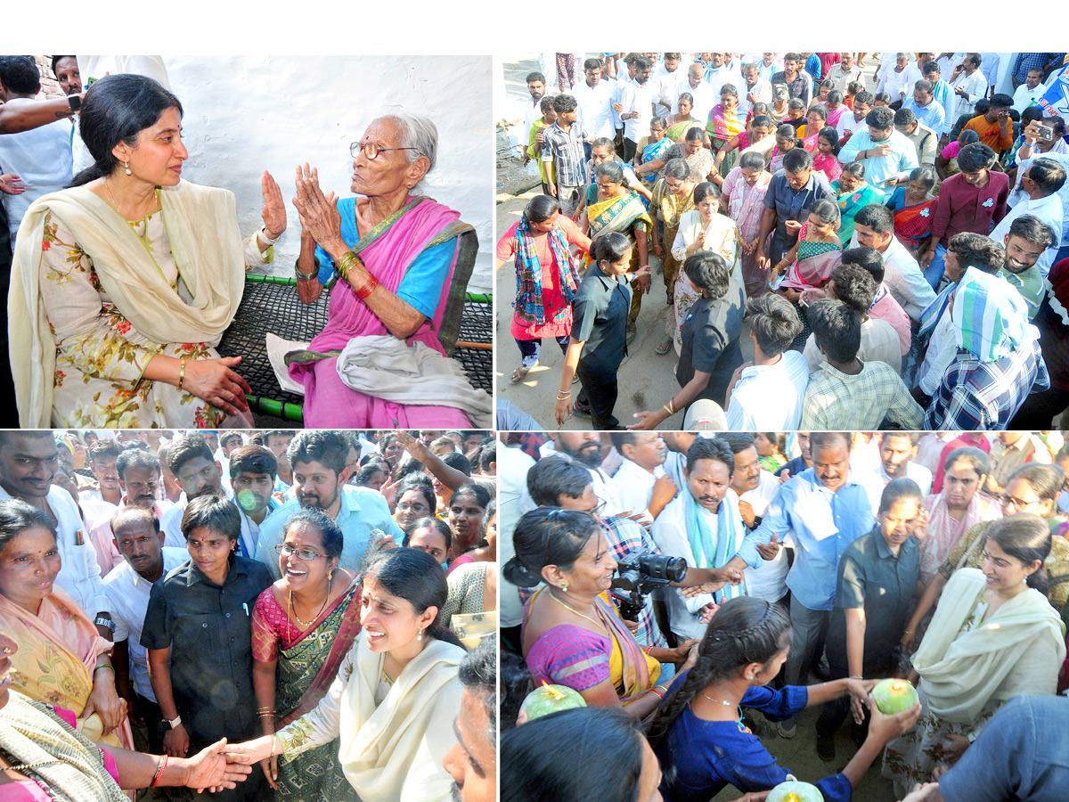 YS Bharathi Reddy Election Campaign In Pulivendula Photos1