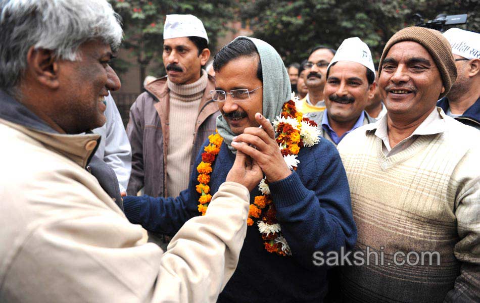 AAP to form government in Delhi Arvind Kejriwal to be Chief Minister - Sakshi3