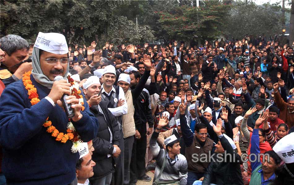 AAP to form government in Delhi Arvind Kejriwal to be Chief Minister - Sakshi28