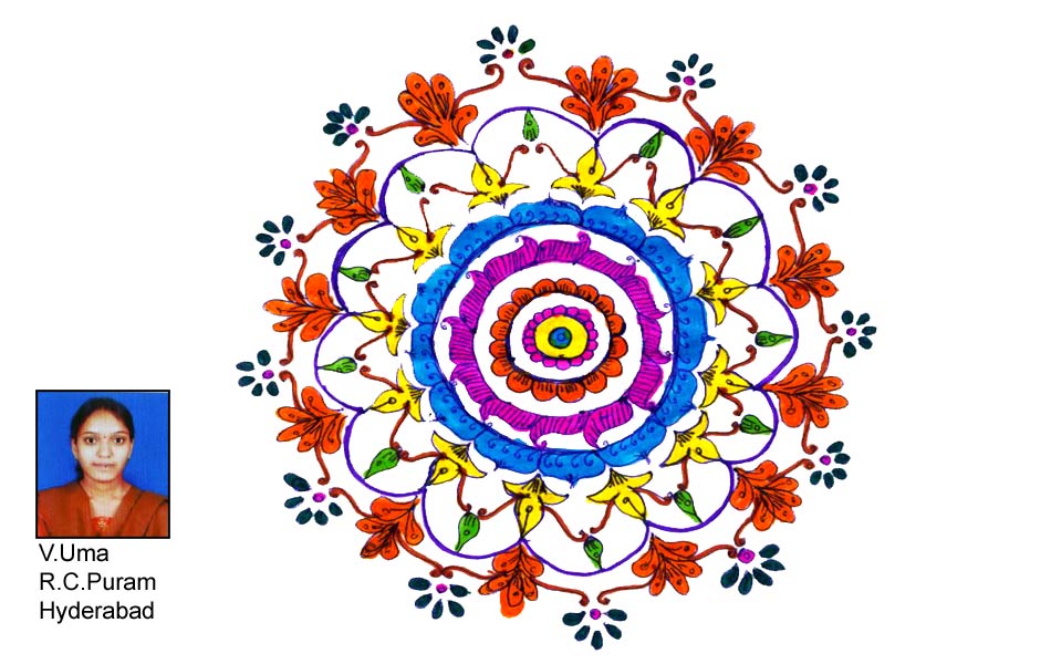 readers rangoli for pongal season - Sakshi1