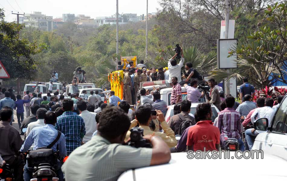 akkineni nageswara rao funerals in annapurna studios24