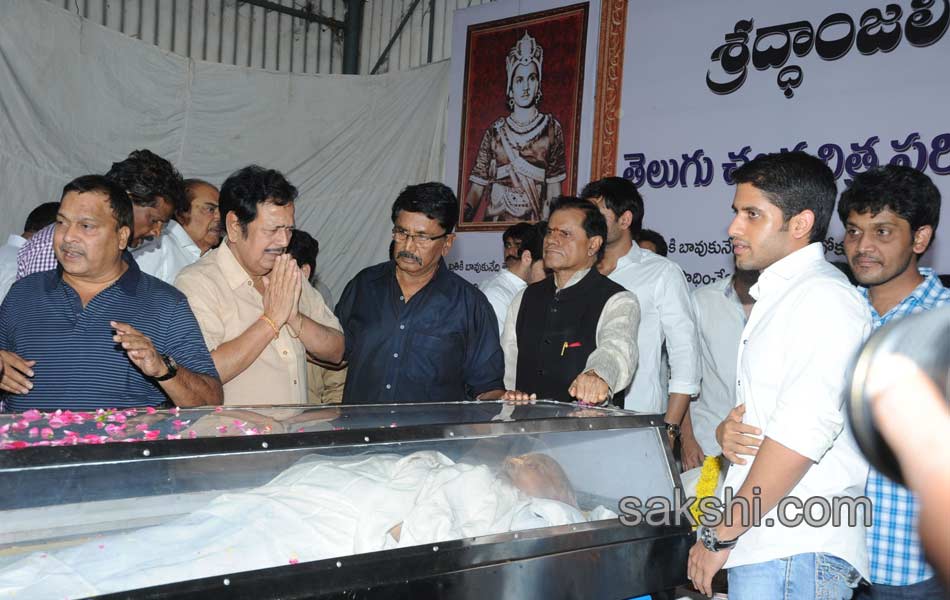 akkineni nageswara rao funerals in annapurna studios48