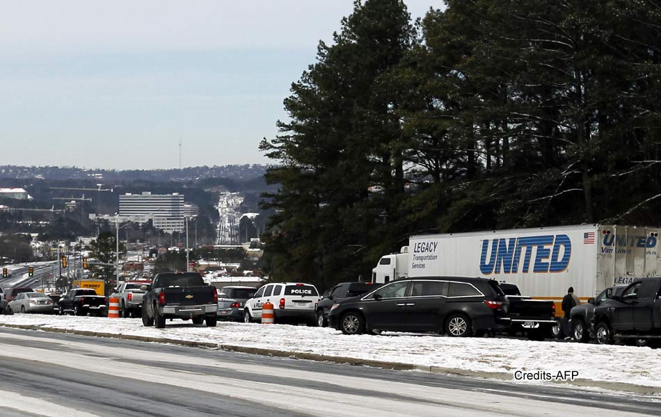 Alabama Students Trapped In Schools After Winter Storm Hits Southern US3