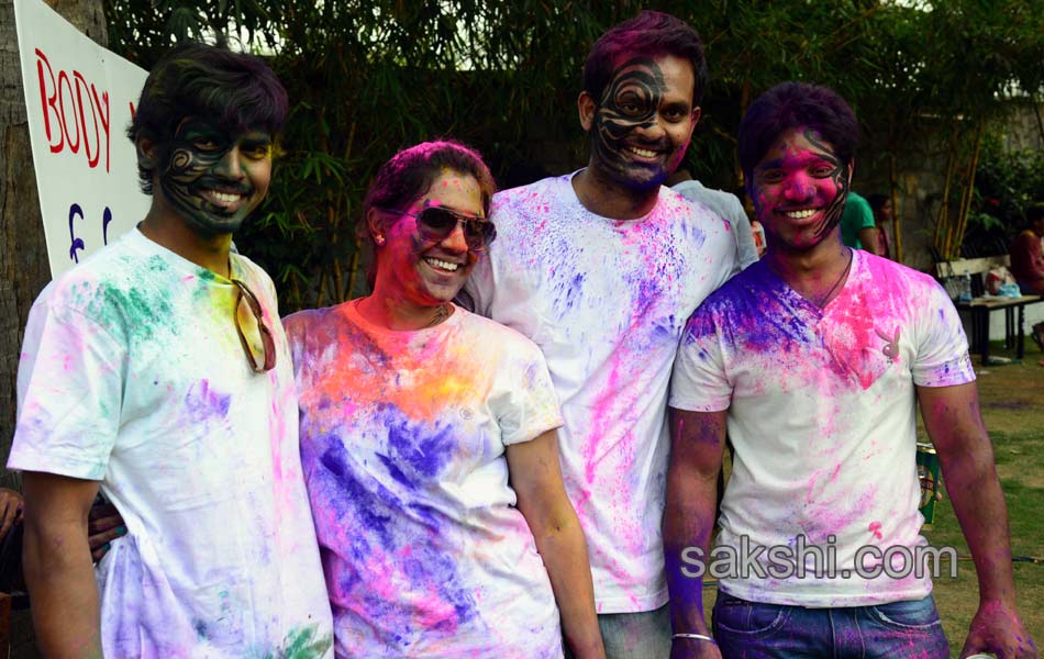 Holi Celebrations at Summer Green Resorts2