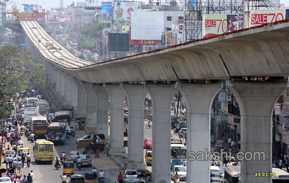 Metro Railway statiions getting ready - Sakshi4