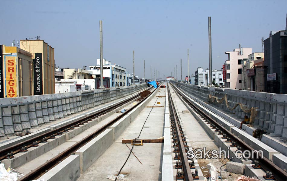 Metro Railway statiions getting ready - Sakshi10