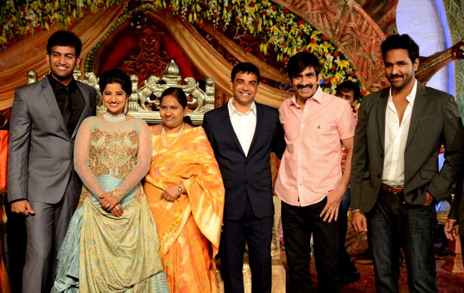 Dil Raju Daughter Hanshitha Wedding Reception1