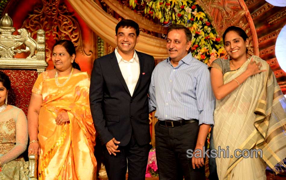 Dil Raju Daughter Hanshitha Wedding Reception2