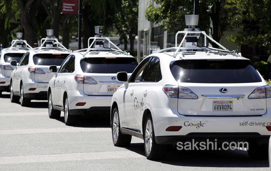 Google self driving car goes on a test drive1