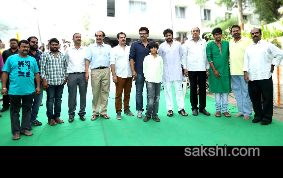 Venakatesh Gopala Gopala shooting started - Sakshi10