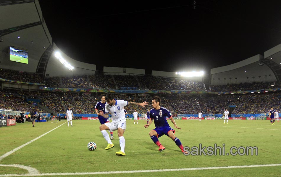 Japan v Greece 2014 Match Draw - Sakshi3