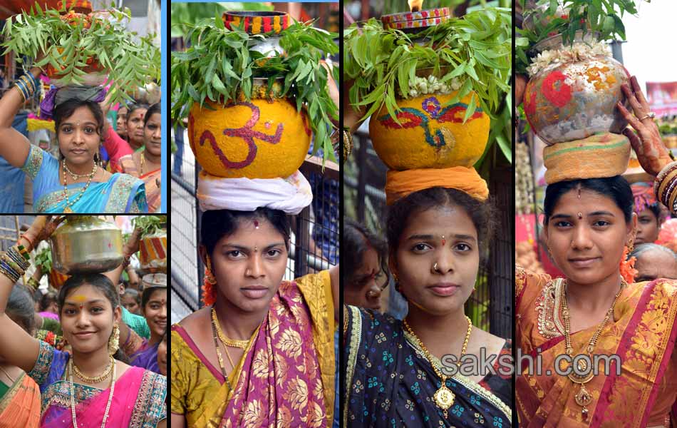 Temples come alive with Bonalu festivities - Sakshi2