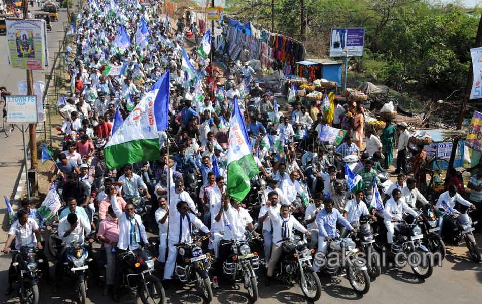 YSRCP men blocked all over AP from joining Maha Dharna - Sakshi16