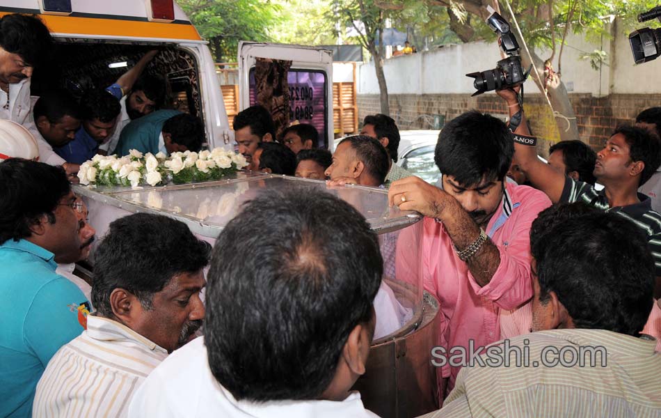 Tollywood Industry pay tributes to Music director Chakri7