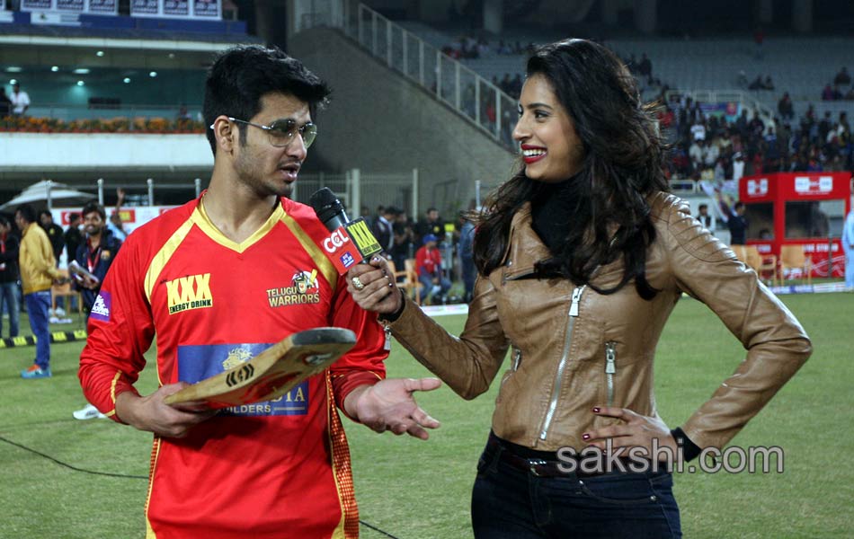 CCL 5 Bhojpuri Dabanggs Vs Telugu Warriors Match - Sakshi4