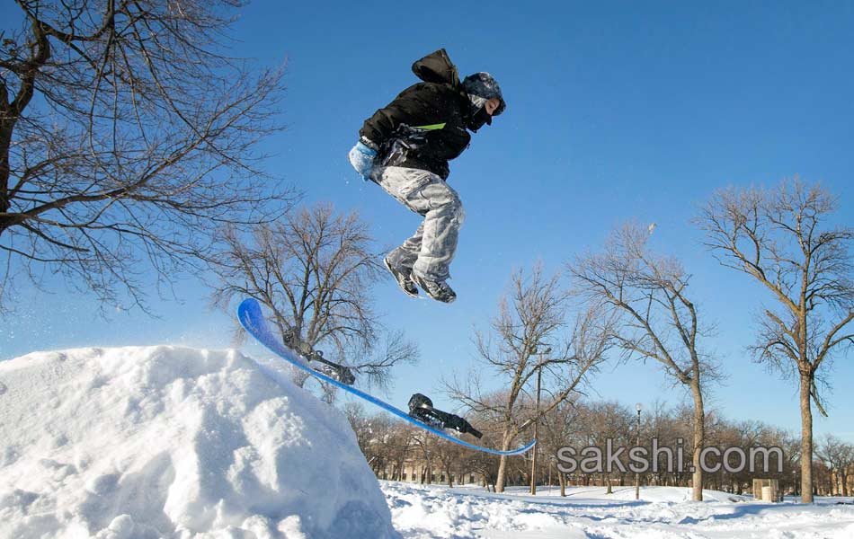 snow storm at usa - Sakshi8