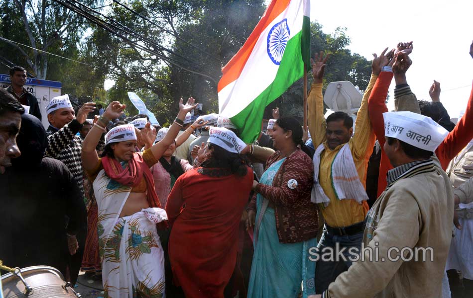 Aam Aadmi Party leaders celebrations - Sakshi2