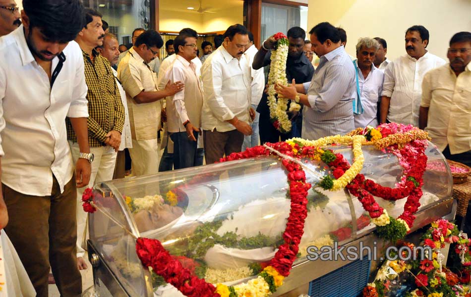 celebrities pay last respects to Dr Rama Naidu - Sakshi24