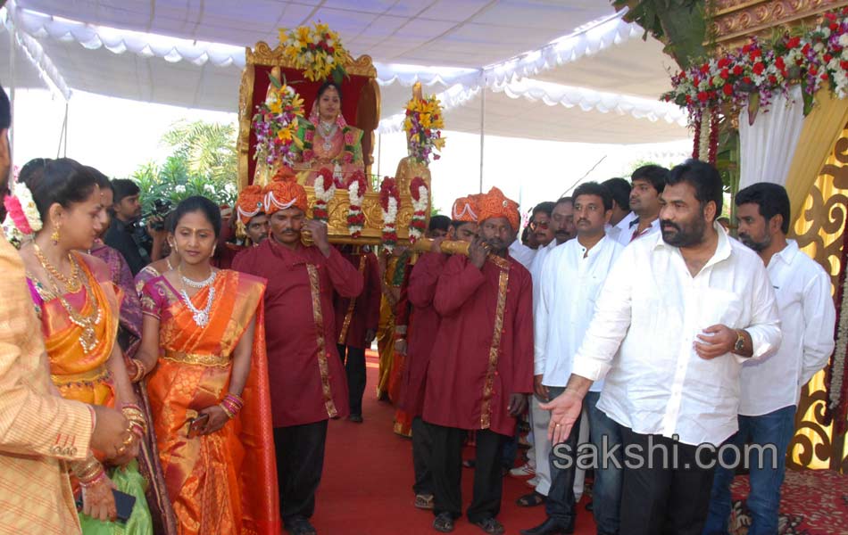 Kotam Reddy Sridhar Reddy daughter marriage - Sakshi15