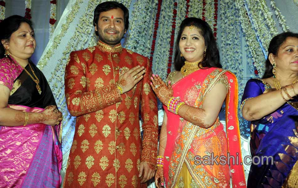 Jayaprada nephew Siddharth Pravallika Reddy Engagement2