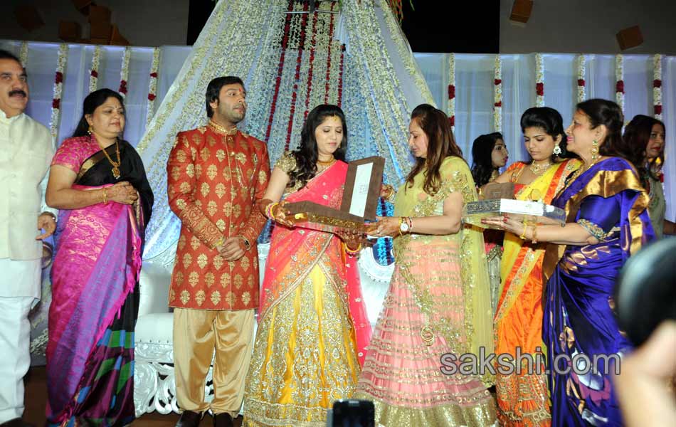 Jayaprada nephew Siddharth Pravallika Reddy Engagement8