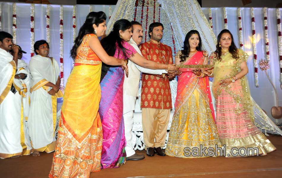 Jayaprada nephew Siddharth Pravallika Reddy Engagement11