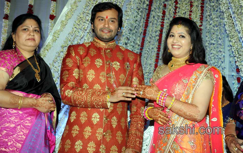 Jayaprada nephew Siddharth Pravallika Reddy Engagement15