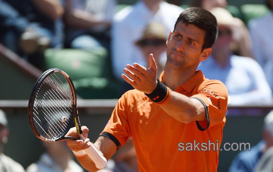 Novak djokovic enters finals in french open6