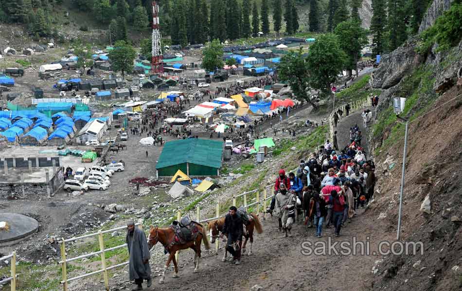 Amarnath Yatra to start from Pahalgam route today - Sakshi1