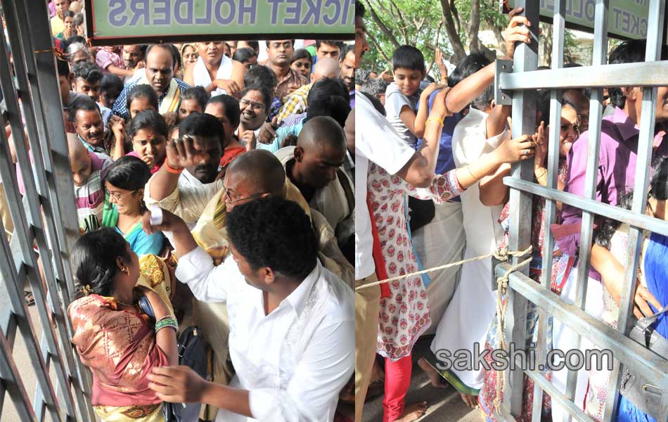 minor stampede in tirumala several injured12