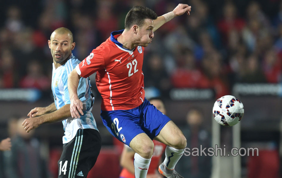 celebration upon winning the Copa America 201515