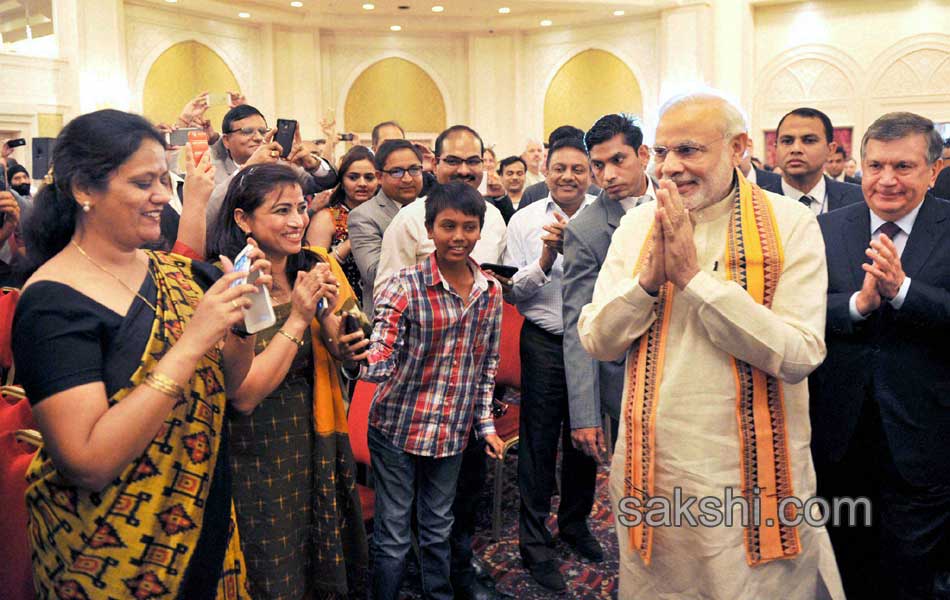 PM Narendra Modi arrives in Uzbekistan - Sakshi16