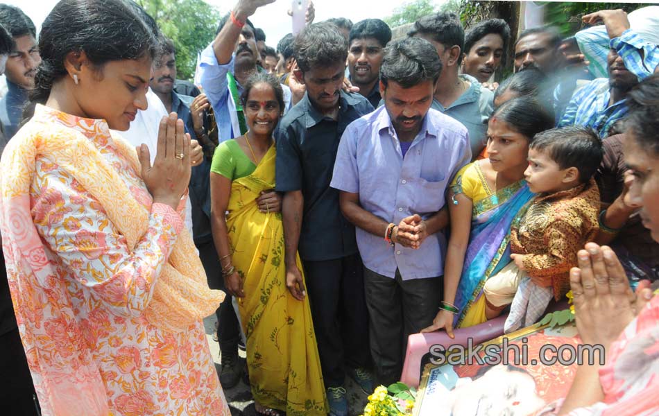 ys sharmila 3rd day paramarsha yatra in warangal distirict13