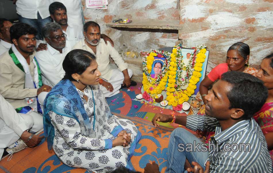 ys sharmila 3rd day paramarsha yatra in warangal distirict22