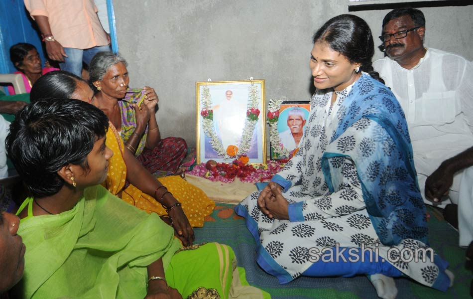 ys sharmila 3rd day paramarsha yatra in warangal distirict23