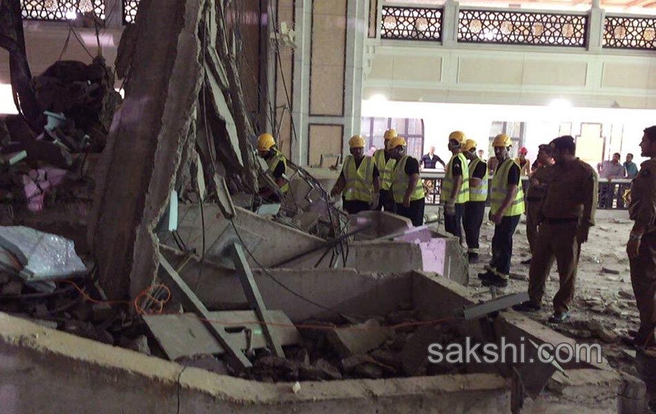 In disaster accident in the Mecca Masjid13