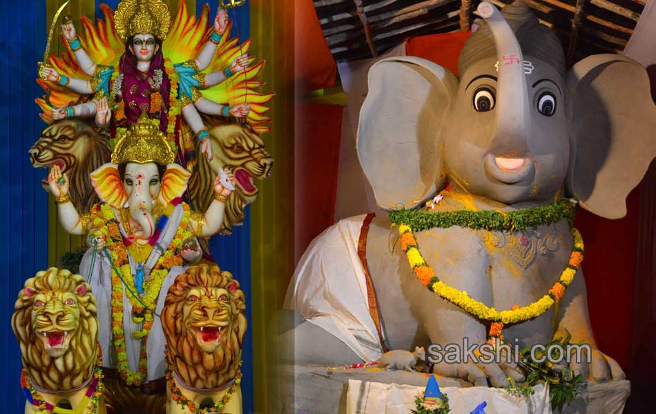 Ganesh Chaturthi celebrations in khammam district7