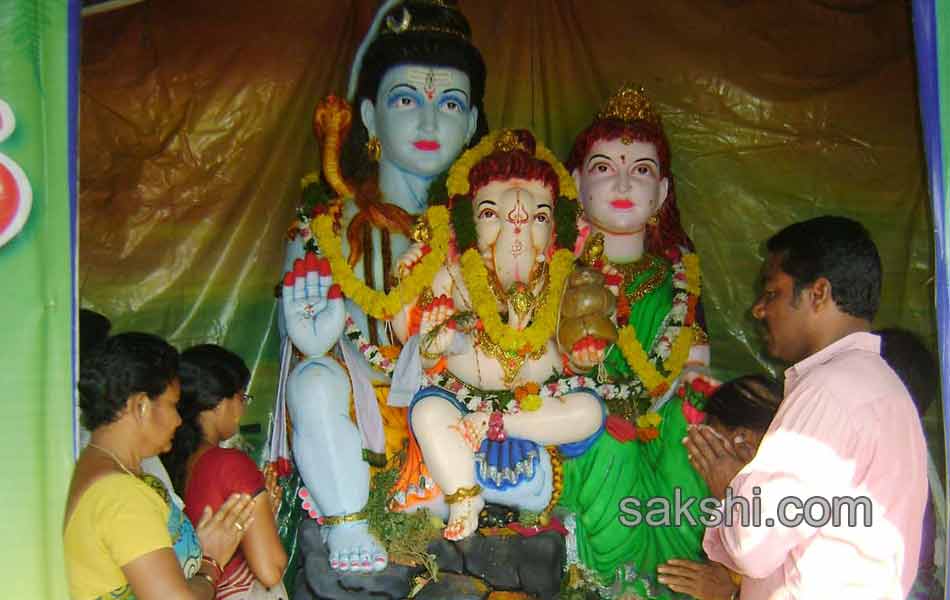 Ganesh Chaturthi celebrations in nizamabad district7