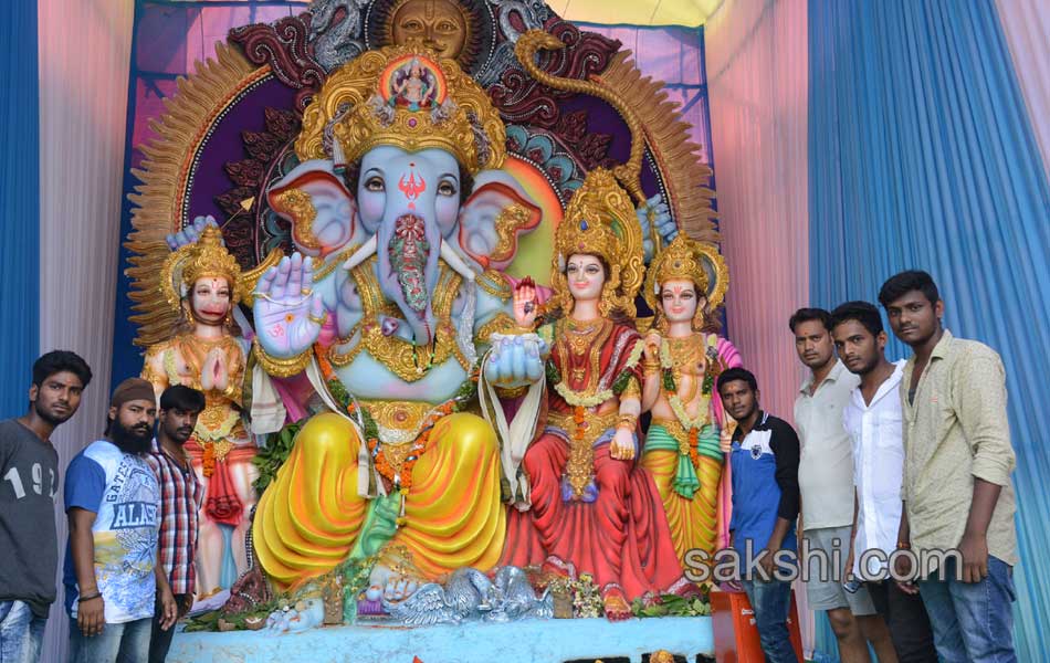 Ganesh Chaturthi celebrations in Karimnagar district1