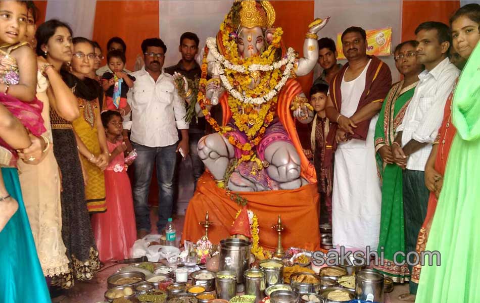 ganesh chaturthi celebrations in Ranga Reddy district onThird day14